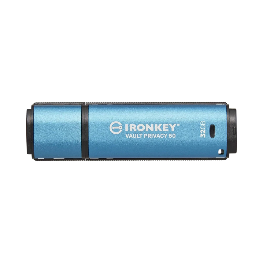 Kingston Ironkey Vault Privacy 50 32GB USB Type-A Flash Drive — Being Shipped