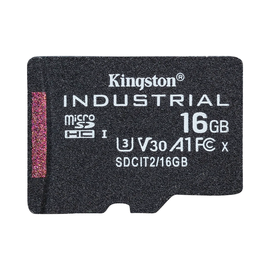 Kingston Industrial UHS-I 16GB microSDHC Memory Card with SD Adapter — Being Shipped
