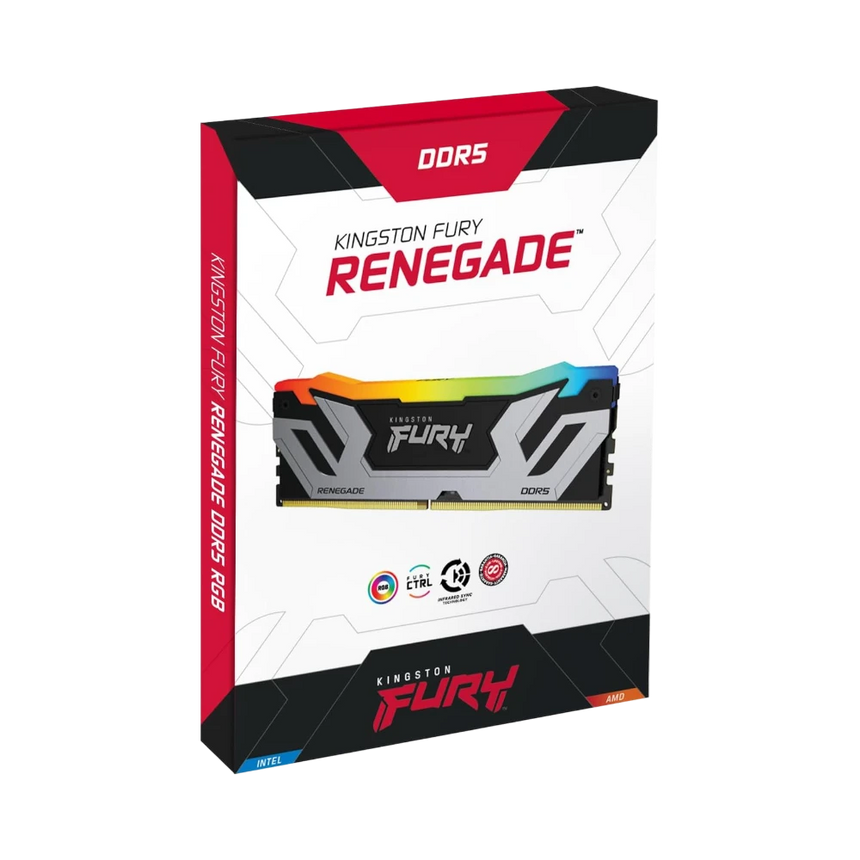 Kingston Fury Renegade RGB Silver XMP 24GB DDR5 8400MT/s CL40 CUDIMM Gaming Memory Module — Being Shipped