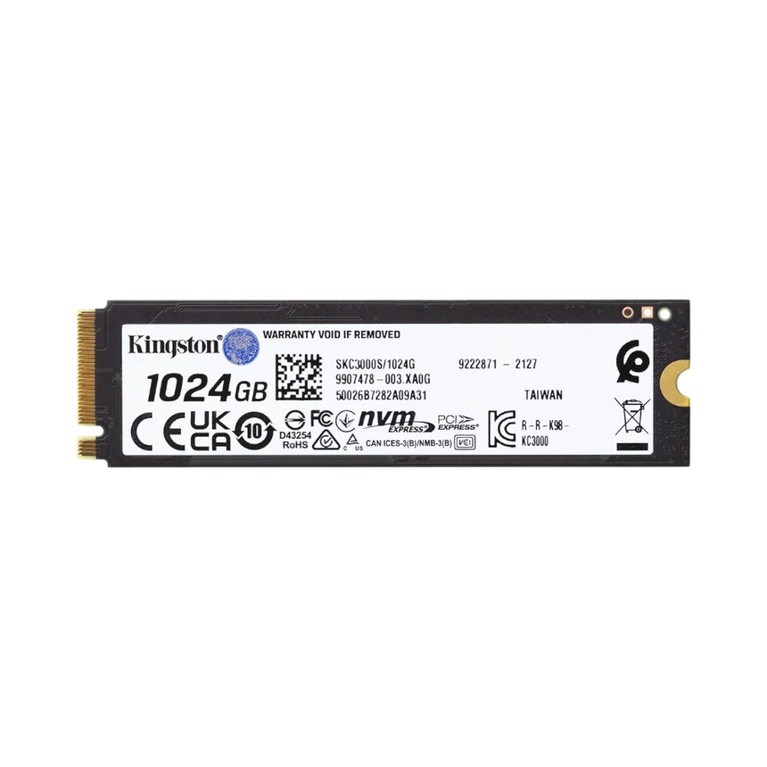 Kingston KC3000 1024GB M.2 2280 PCIe 4.0 NVMe SSD — Being Shipped