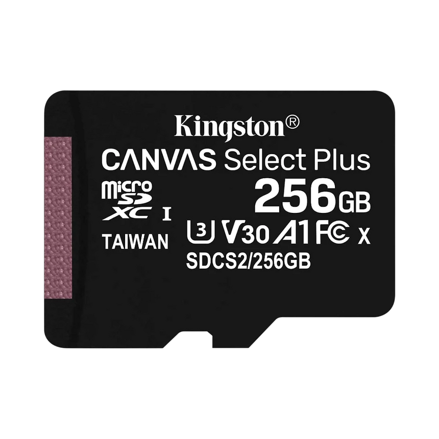Kingston Canvas Select Plus 256GB UHS-I microSDXC Memory Card — Being Shipped