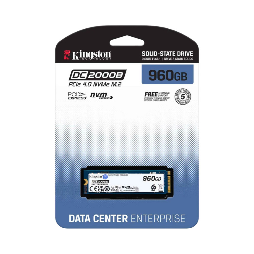 Kingston DC2000B 960GB M.2 2280 PCIe 4.0 Enterprise SSD — Being Shipped