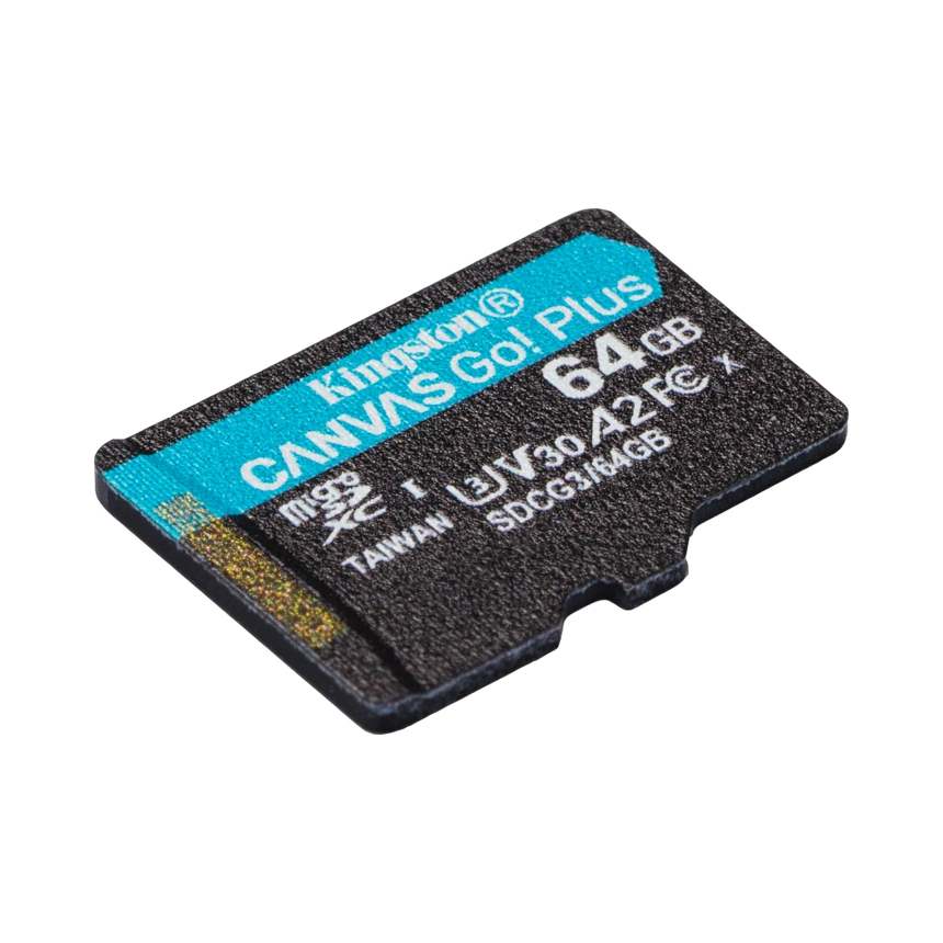 Kingston 64GB microSDXC Canvas Go Plus 170MB/s Memory Card with SD Adapter — Being Shipped
