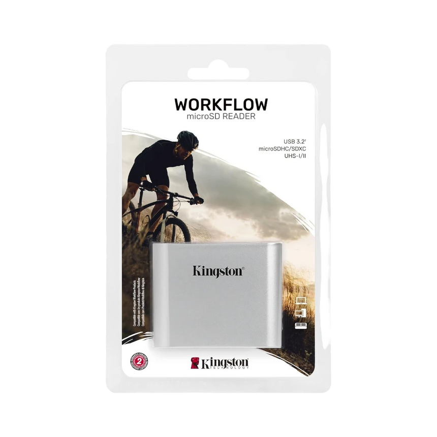 Kingston Workflow USB3.2 Gen1 Workflow Dual-Slot microSDHC/SDXC UHS-II Card Reader — Being Shipped