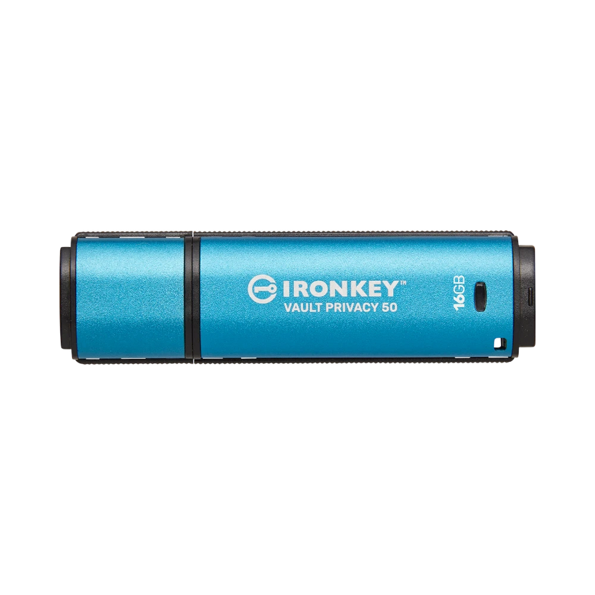 Kingston IronKey Vault Privacy 50 Series 16GB USB-A 3.2 Gen 1 Flash Drive — Being Shipped