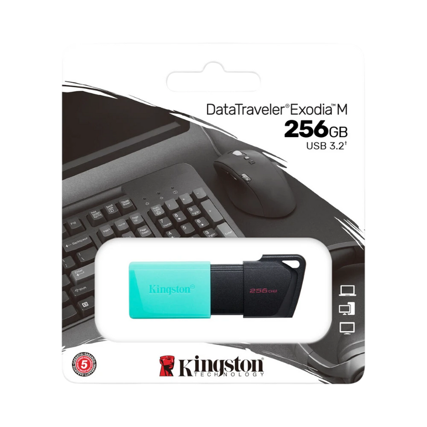 Kingston DataTraveler Exodia M 256GB USB Flash Drive (Teal) — Being Shipped