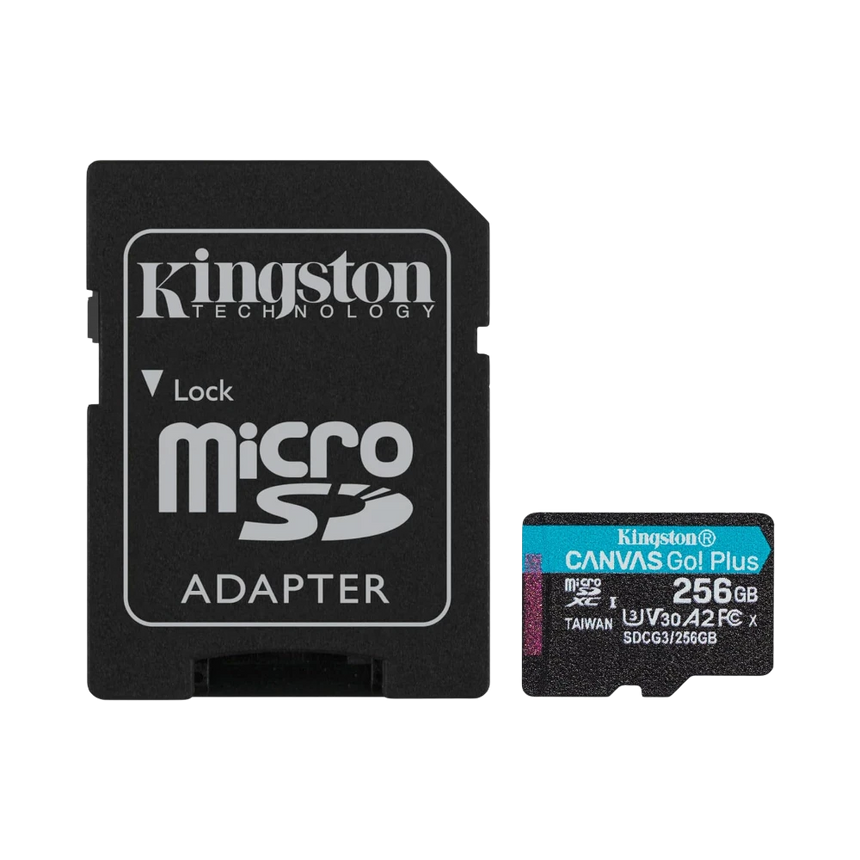 Kingston Canvas Go! Plus 256GB 170MB/s UHS-I microSDXC Memory Card — Being Shipped