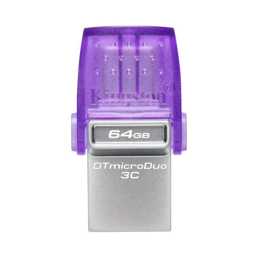 Kingston DataTraveler microDuo 3C 64GB 200MB/s USB 3.2 Gen 1 Flash Drive — Being Shipped