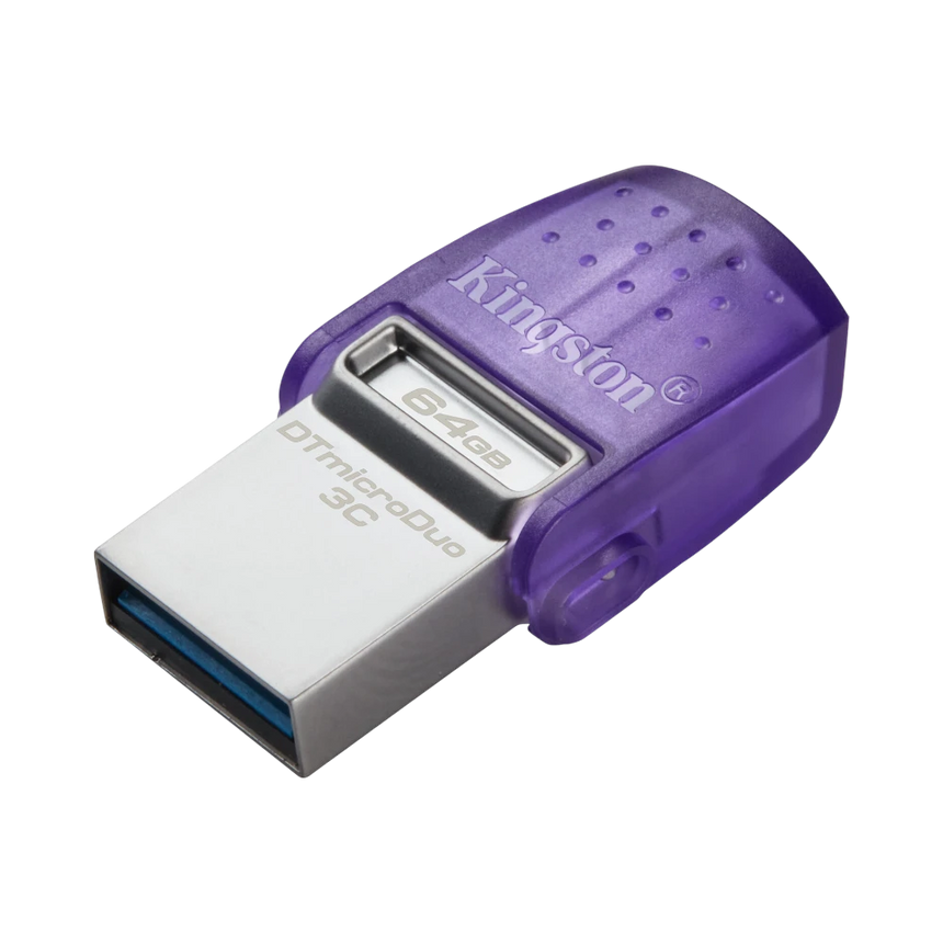 Kingston DataTraveler microDuo 3C 64GB 200MB/s USB 3.2 Gen 1 Flash Drive — Being Shipped