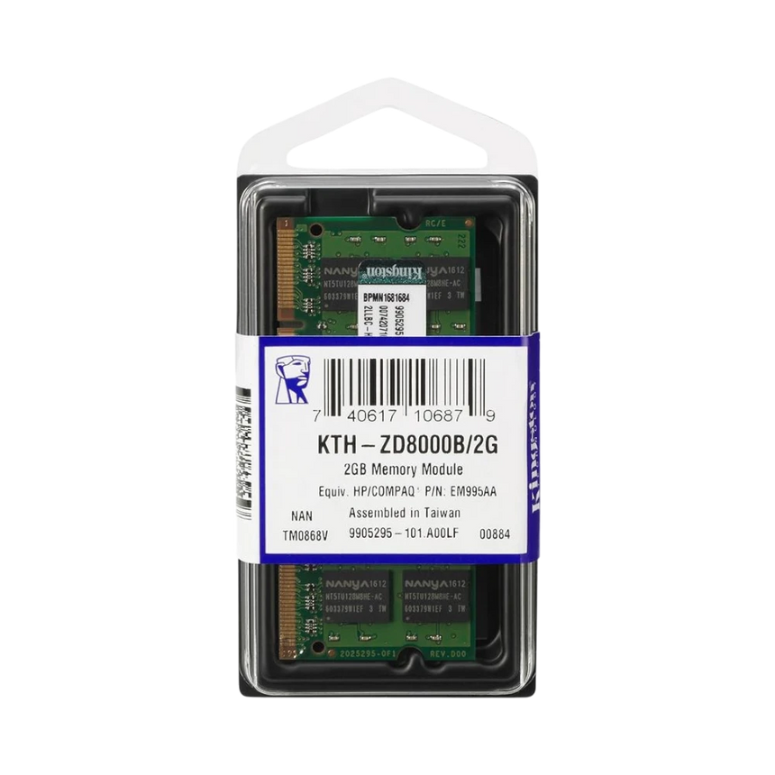 Kingston 2GB DDR2 667MT/s Non-ECC Unbuffered SODIMM Memory Module — Being Shipped