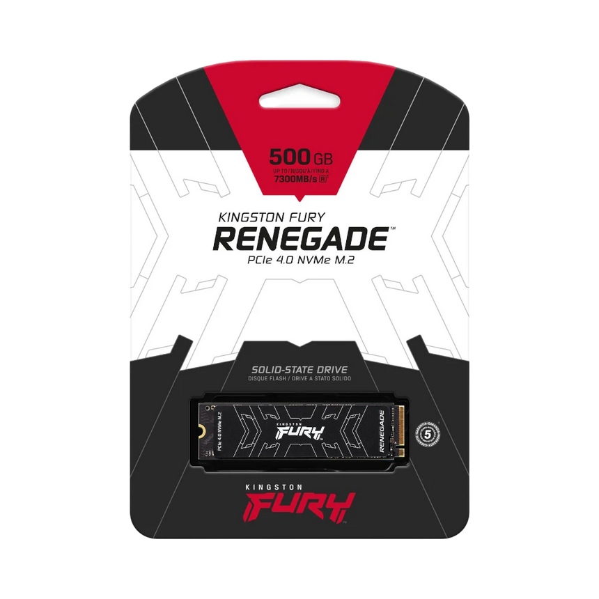 Kingston FURY Renegade 500GB M.2 2280 PCIe 4.0 NVMe Internal SSD — Being Shipped