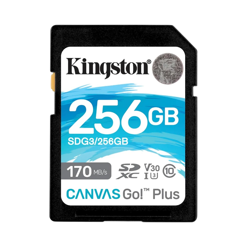 Kingston Canvas Go! Plus 256GB UHS-I SDXC Memory Card — Being Shipped