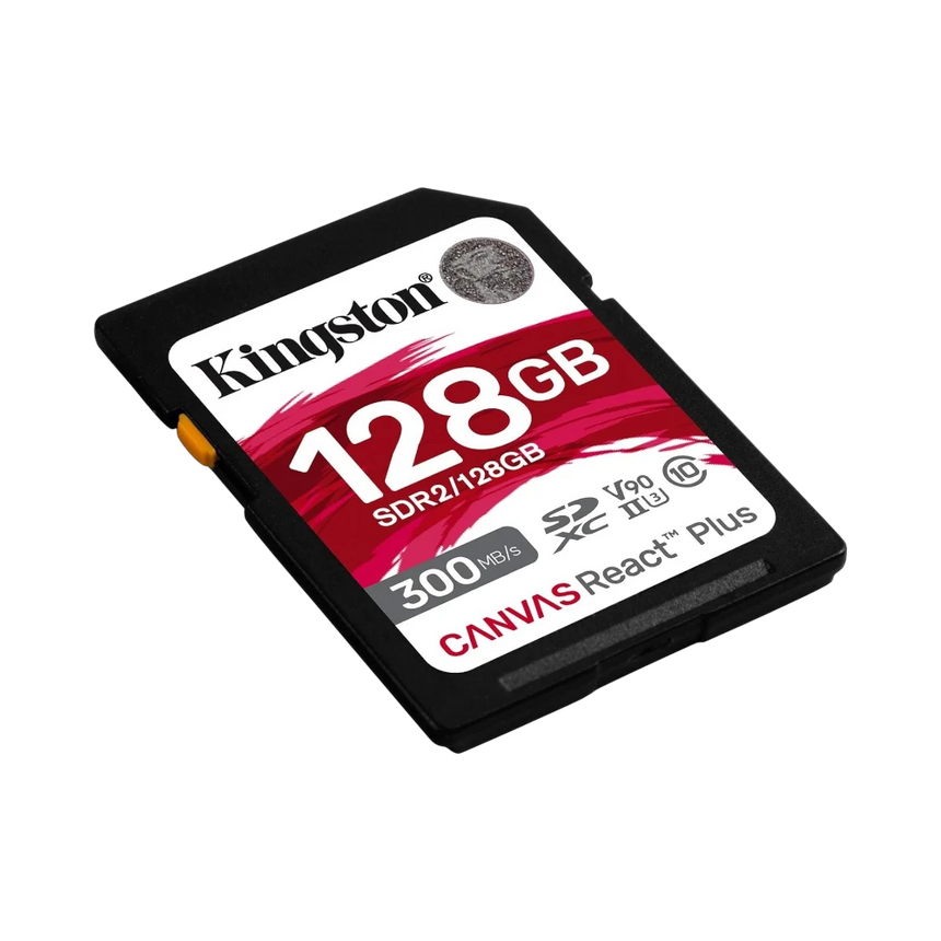 Kingston Canvas React Plus 128GB UHS-II SDXC Memory Card — Being Shipped