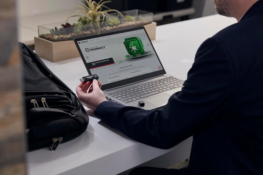 Kingston IronKey D500S 128GB Hardware-Encrypted USB Flash Drive — Being Shipped