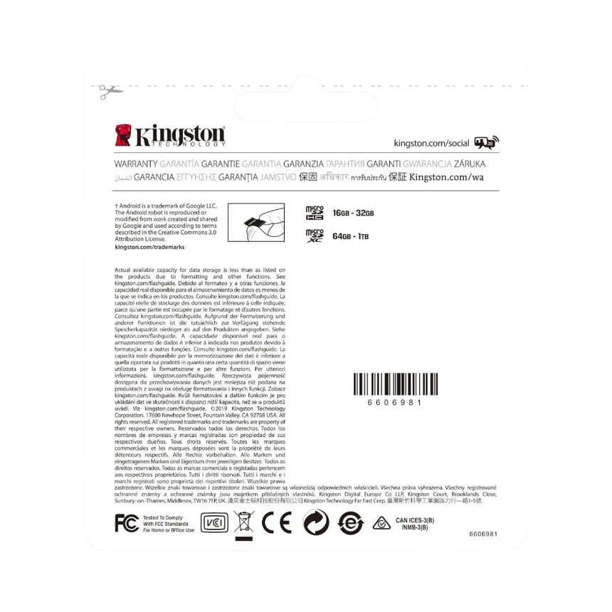 Kingston Canvas Select Plus 64GB UHS-I microSDXC Memory Card with SD Adapter (2-Pack) — Being Shipped