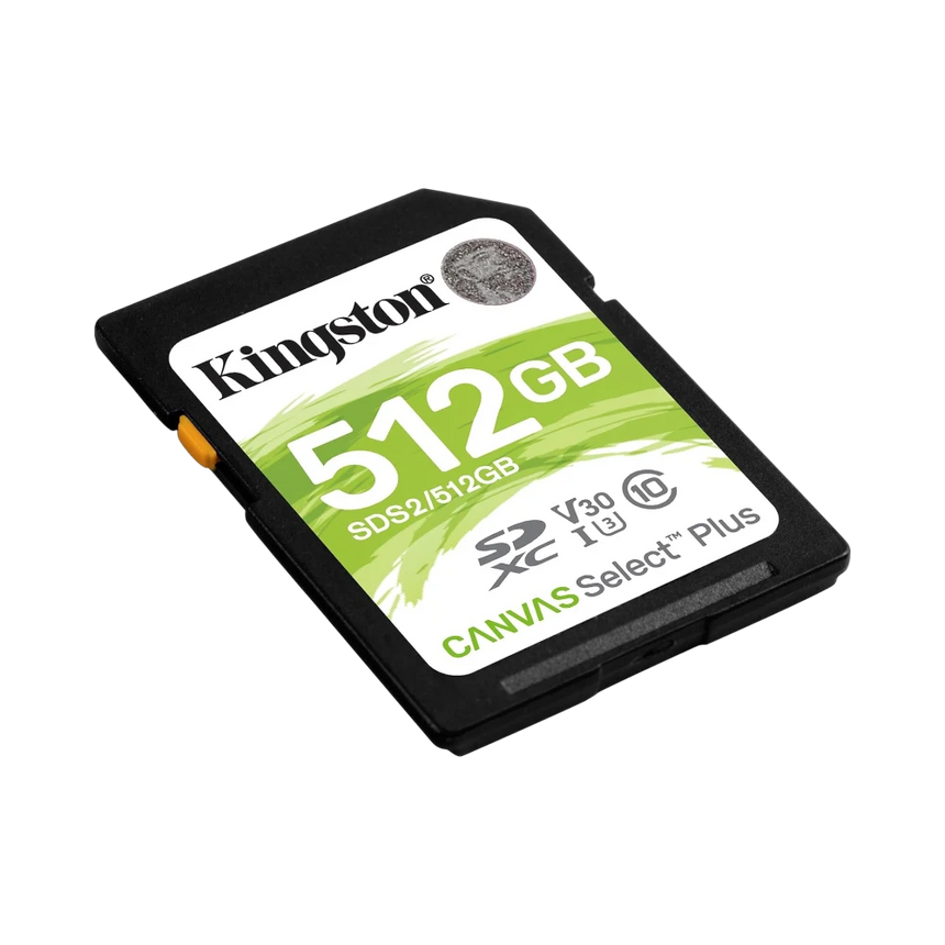 Kingston Canvas Select Plus 512GB UHS-I SDXC Memory Card — Being Shipped