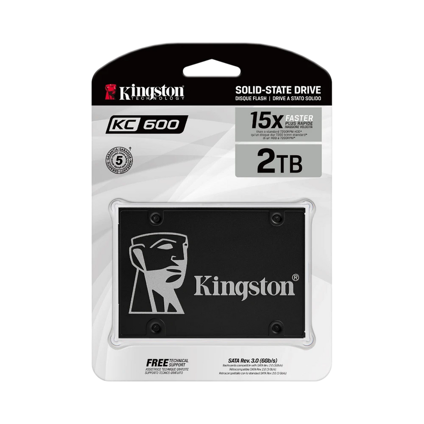 Kingston KC600 2TB 2.5" SATA III SED Internal SSD — Being Shipped