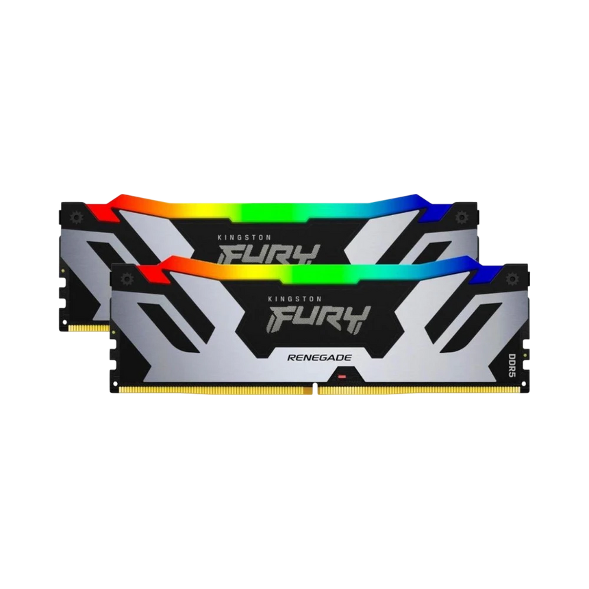Kingston FURY Renegade Silver/Black RGB XMP 96GB DDR5 6000MT/s CL32 Memory Kit (2 x 48GB) — Being Shipped
