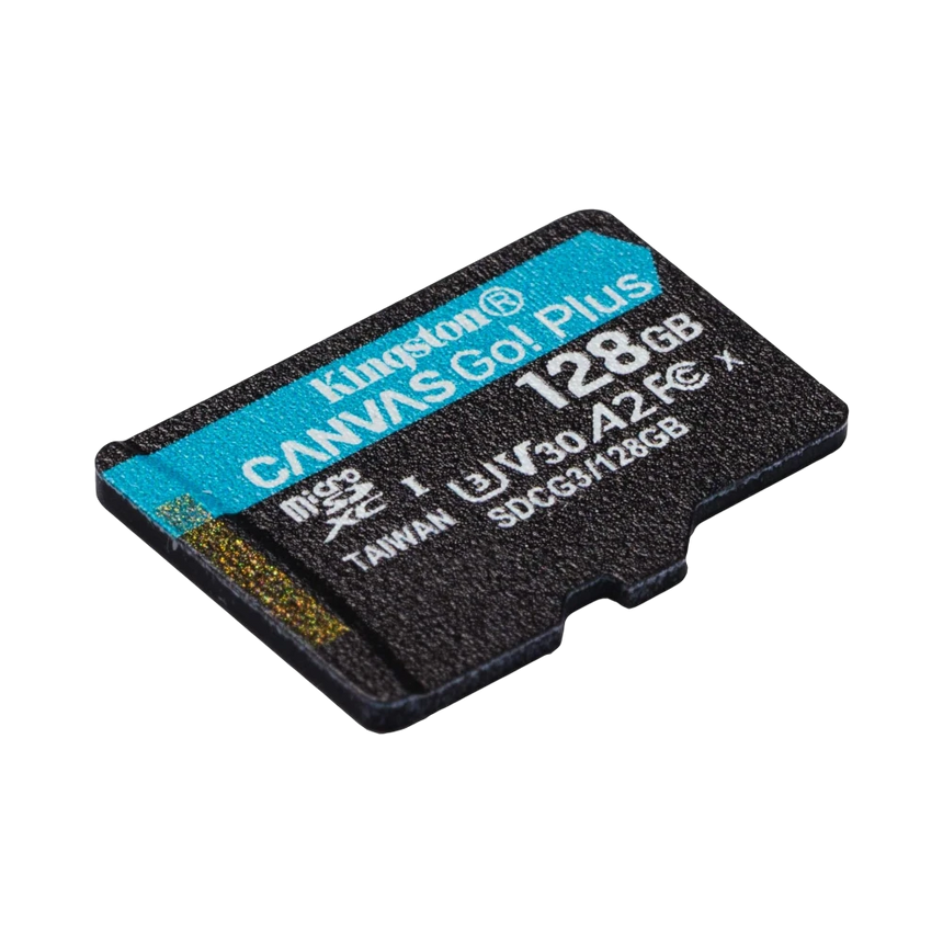 Kingston Canvas Go! Plus 128GB UHS-I microSDXC Memory Card with SD Adapter — Being Shipped