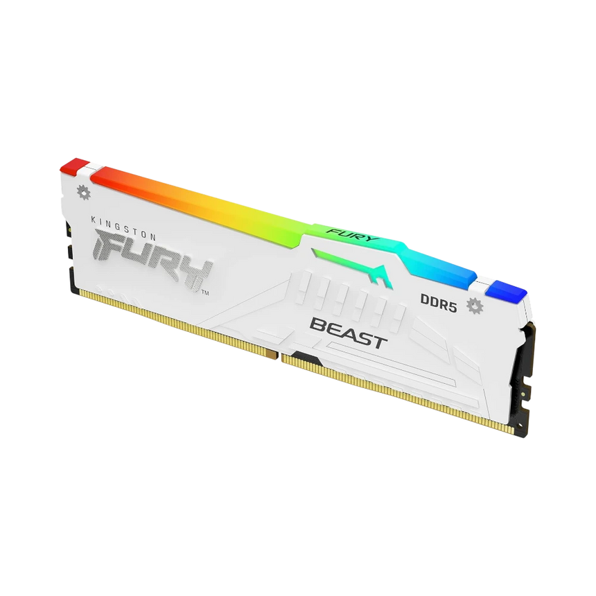 Kingston FURY Beast White RGB EXPO 32GB DDR5 6400MT/s CL32 Memory Kit (2 x 16GB) — Being Shipped