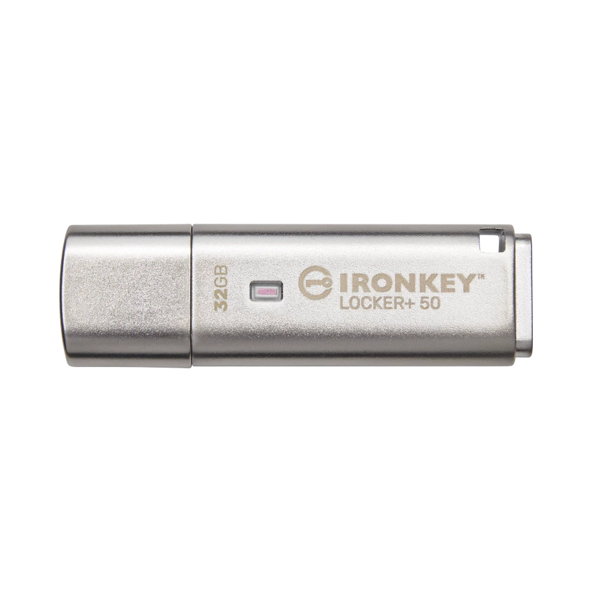 Kingston IronKey Locker+ 50 32GB USB Type-A Flash Drive — Being Shipped
