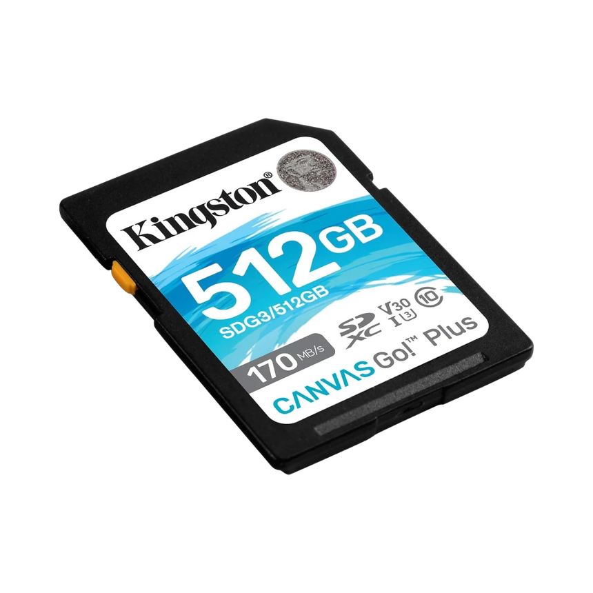 Kingston Canvas Go! Plus 512GB UHS-I SDXC Memory Card — Being Shipped