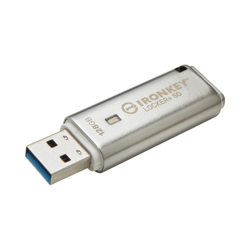 Kingston IronKey Locker+ 50 128GB USB Type-A Flash Drive — Being Shipped