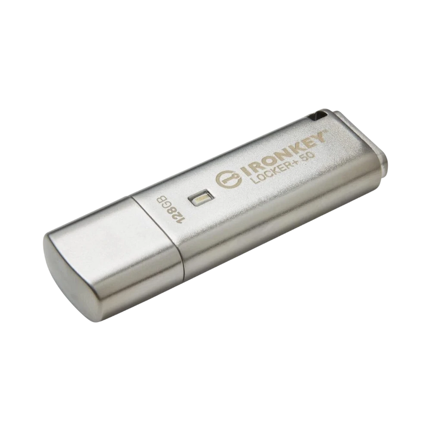 Kingston IronKey Locker+ 50 128GB USB Type-A Flash Drive — Being Shipped
