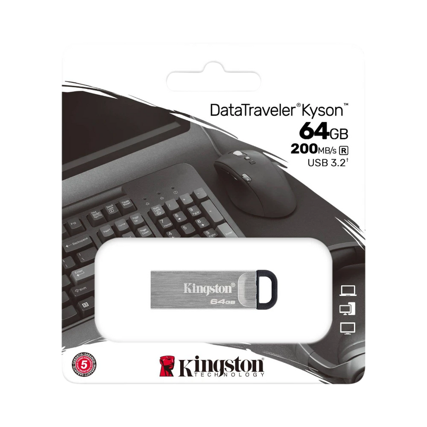Kingston DataTraveler Kyson 64GB USB 3.2 Gen 1 Flash Drive — Being Shipped