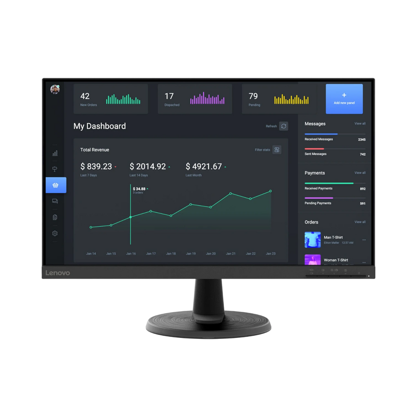 Lenovo D24-40 23.8" 16:9 75Hz FreeSync VA LCD Monitor — Being Shipped