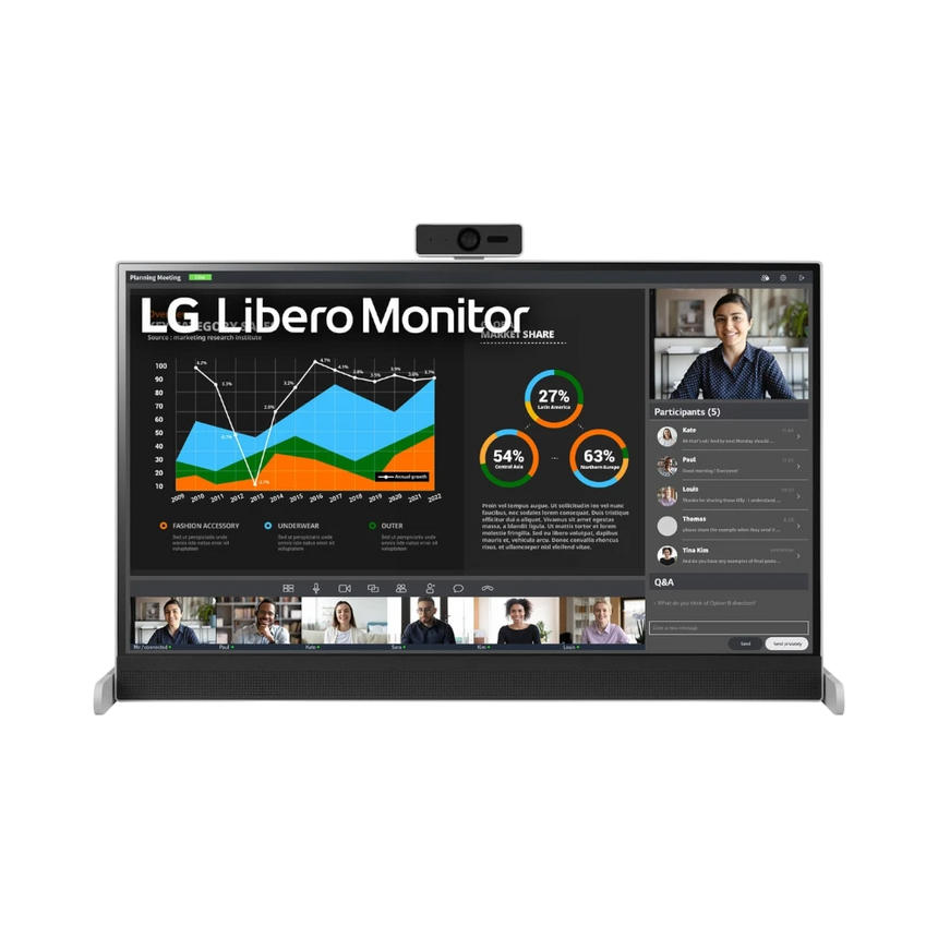 LG Libero 27BQ70QC 27" 16:9 60Hz 1440p HDR IPS Monitor — Being Shipped