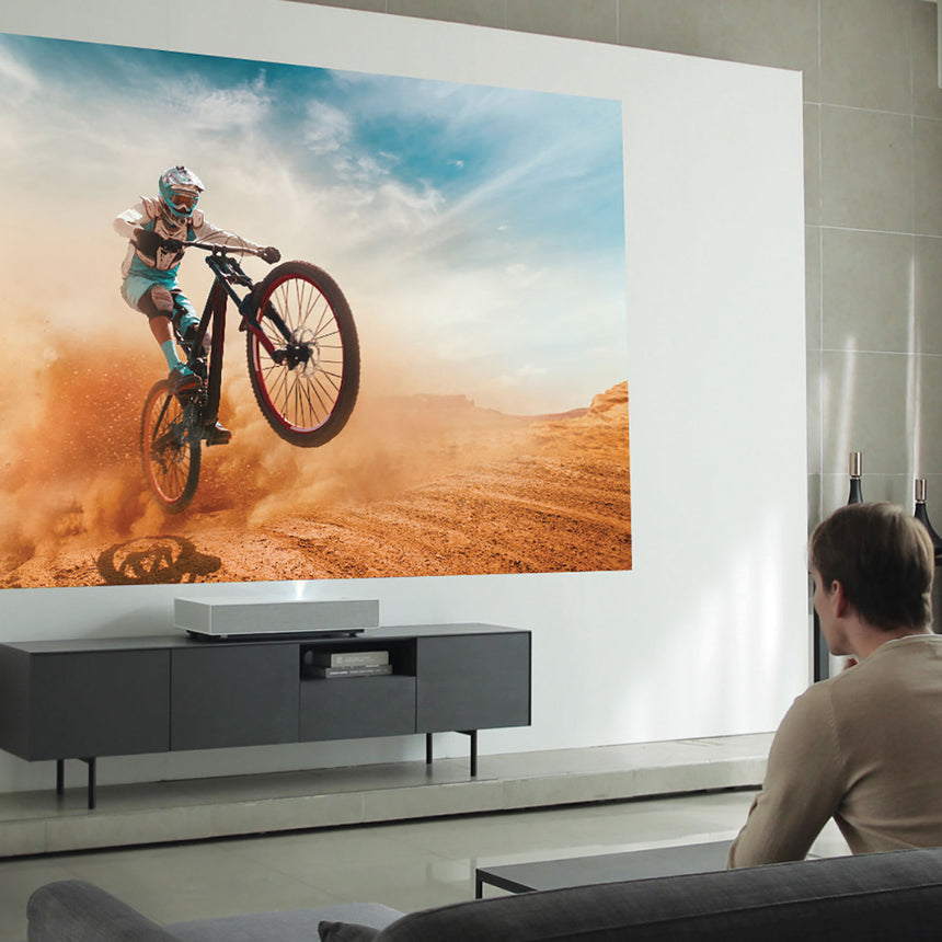 LG CineBeam HU85LA HDR XPR 4K UHD Ultra-Short Throw Laser DLP Home Theater Projector — Being Shipped