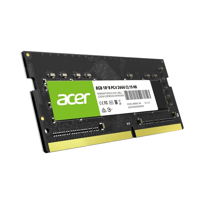 Acer SD100 8GB RAM DDR4 2666 MHz SODIMM PC4-2500 CL19 Memory Module Module — Being Shipped