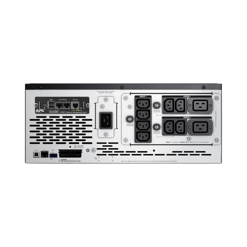 APC Smart-UPS X, Line Interactive, 2200VA, Rack/tower convertible 4U, 208V-230V, 8x C13+2x C19 IEC, Network card, Extended runtime, Short depth — Being Shipped