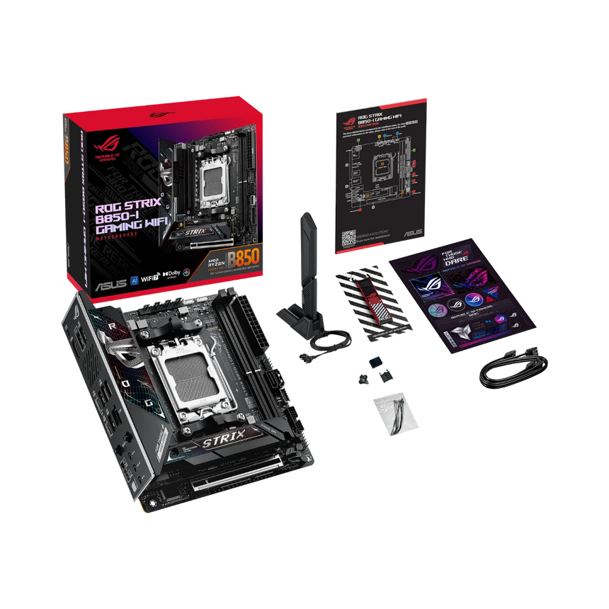 ASUS Republic of Gamers STRIX B850-I GAMING WIFI AM5 Mini-ITX Motherboard — Being Shipped