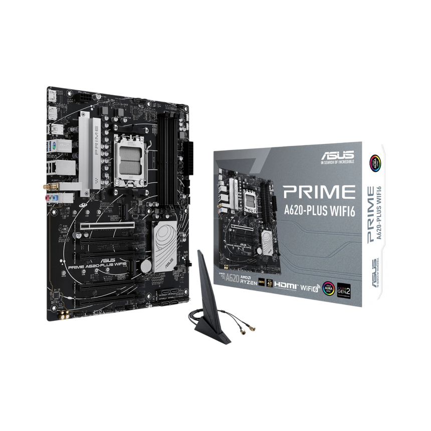 ASUS PRIME A620-PLUS WIFI AM5 ATX Motherboard — Being Shipped
