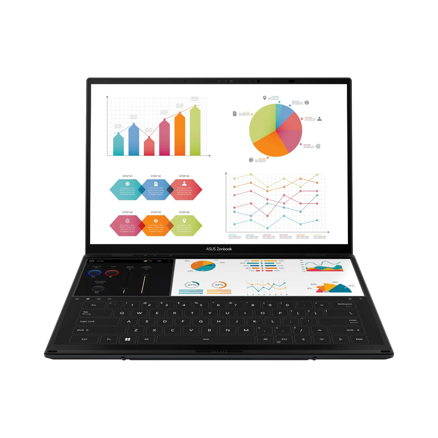 ASUS Zenbook DUO UX8406 14" Multi-Touch Notebook, Intel Core Ultra 9 185H, 32GB RAM, 1TB SSD — Being Shipped