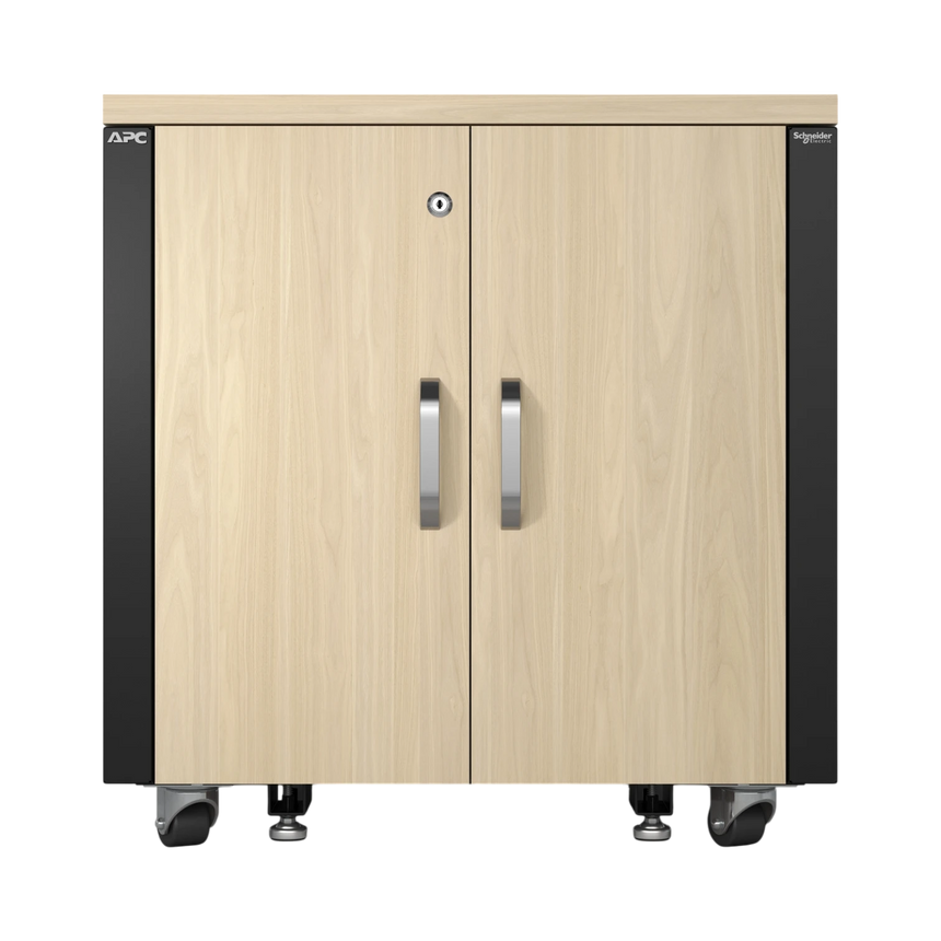 APC NetShelter Soundproof, 12U, Server Rack Enclosure, Maple — Being Shipped