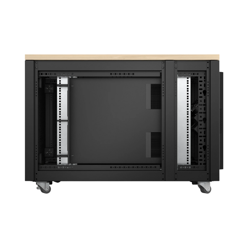 APC NetShelter Soundproof, 12U, Server Rack Enclosure, Maple — Being Shipped