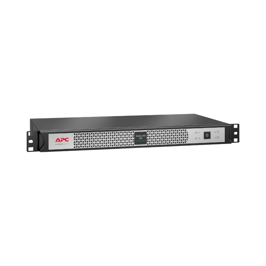APC Smart-UPS, Line Interactive, 500VA, Lithium-ion, Rackmount 1U, 120V, 4x NEMA 5-15R outlets, Short Depth — Being Shipped