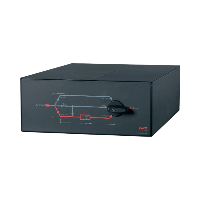 APC Service Bypass Panel- 200/208/240V 100A MBB Hardwire input (3) L6-30R (3) L6-20R output — Being Shipped