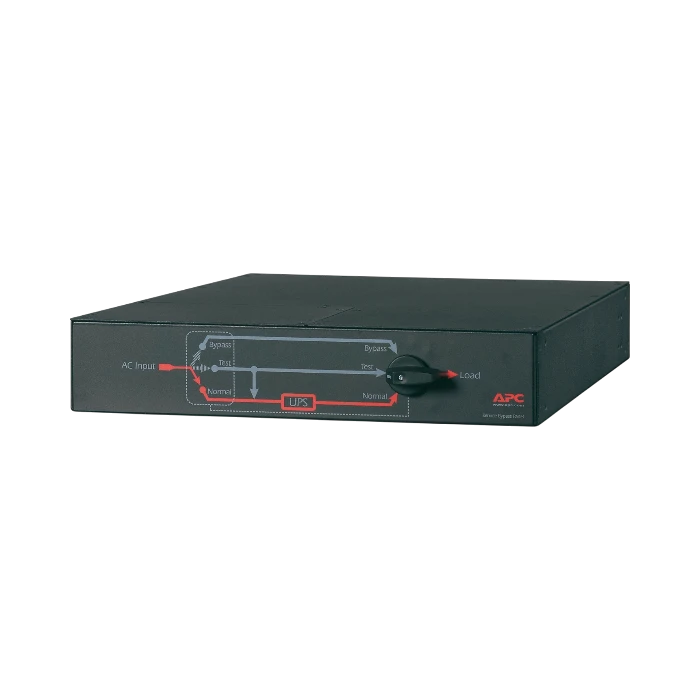 APC Service Bypass Panel - 200/208/240V; 30A; BBM; L6-30P input; (2) L6-30R (2) L6-20R output — Being Shipped