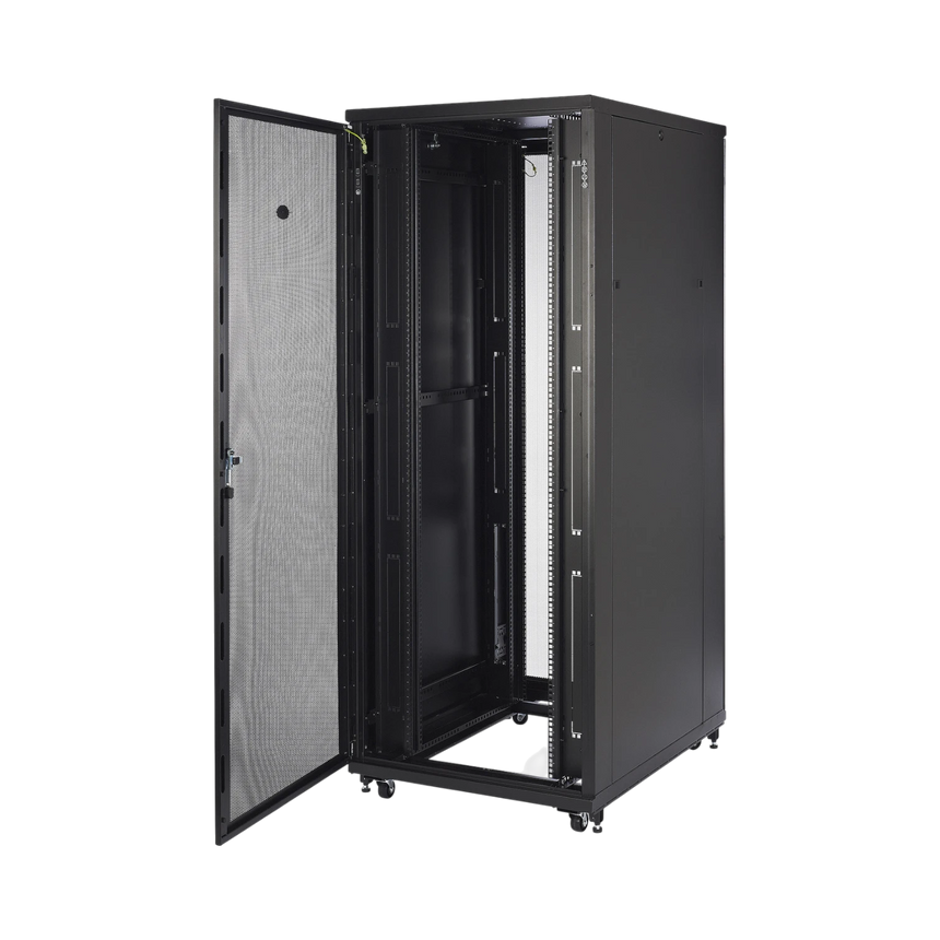 APC NetShelter SV 48U 800mm Wide x 1200mm Deep Enclosure with Sides Black — Being Shipped