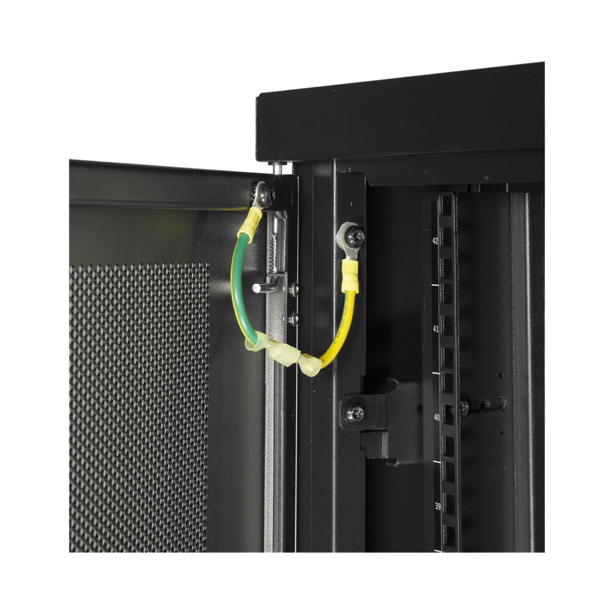 APC NetShelter SV 48U 800mm Wide x 1200mm Deep Enclosure with Sides Black — Being Shipped