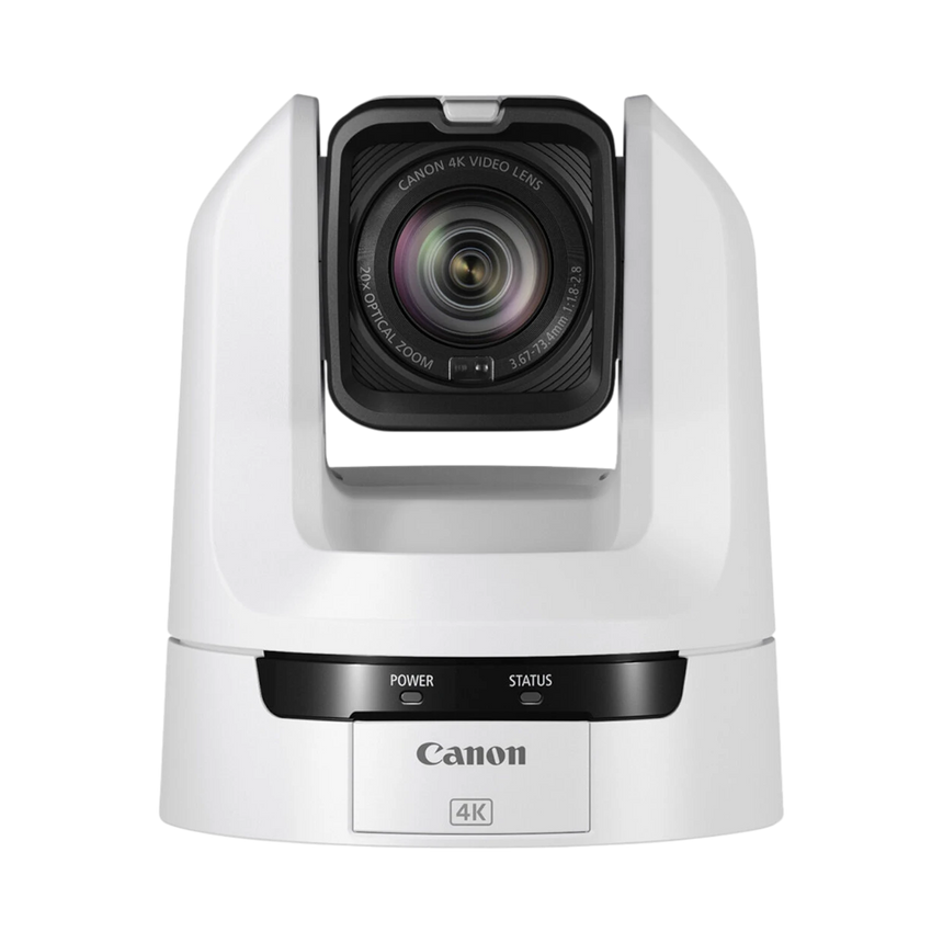 Canon CR-N100 4K NDI PTZ Camera with 20x Zoom (Titanium White) — Being Shipped