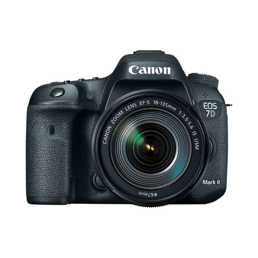 Canon EOS 7D Mark II DSLR Camera with 18-135mm f/3.5-5.6 IS USM Lens & W-E1 Wi-Fi Adapter — Being Shipped
