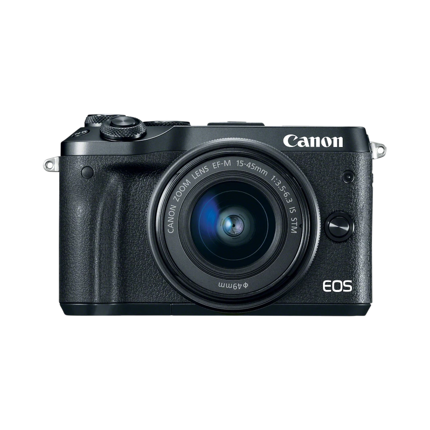 Canon EOS M6 Mirrorless Digital Camera with 15-45mm Lens (Black) — Being Shipped