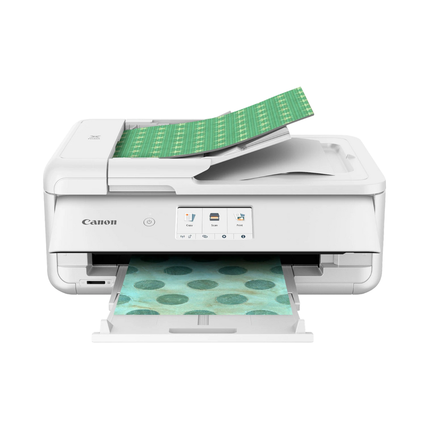 Canon Pixma TS9521Ca Wireless All-in-One Inkjet Printer (White) — Being Shipped