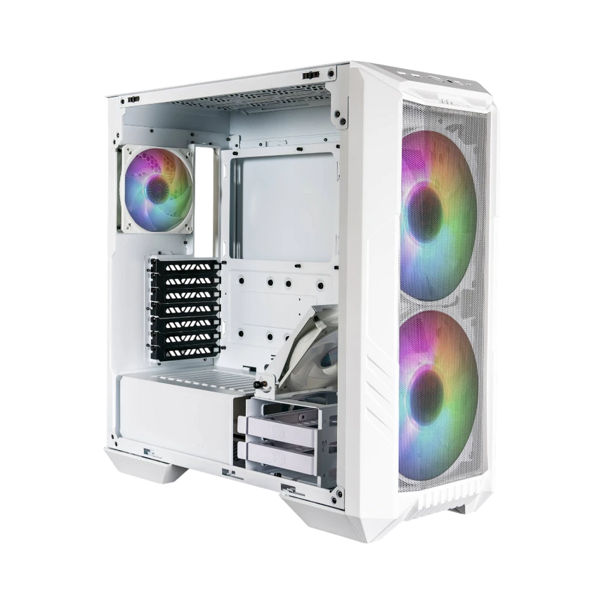 Cooler Master HAF 500 Mid-Tower Gaming Case (White) — Being Shipped