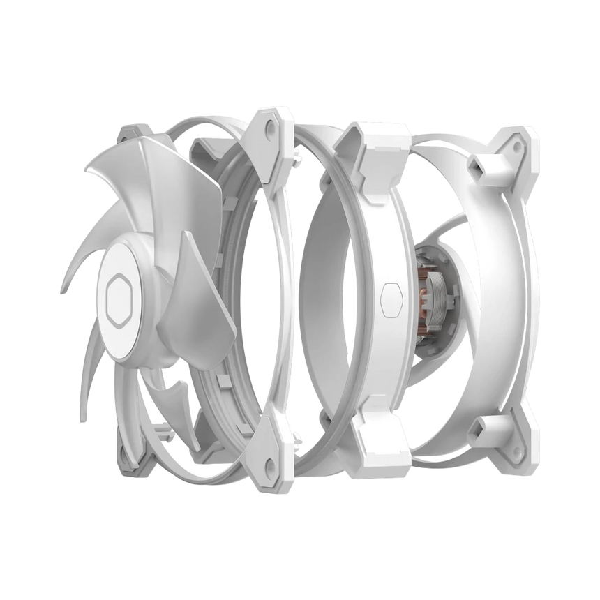 Cooler Master MasterFan MF140 HALO² Case Fan (White) — Being Shipped